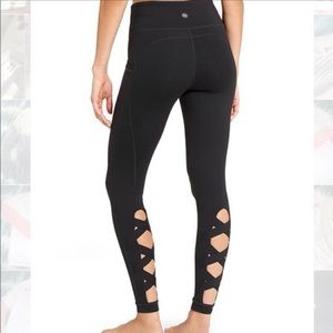 Athleta Open Criss Cross Leggings